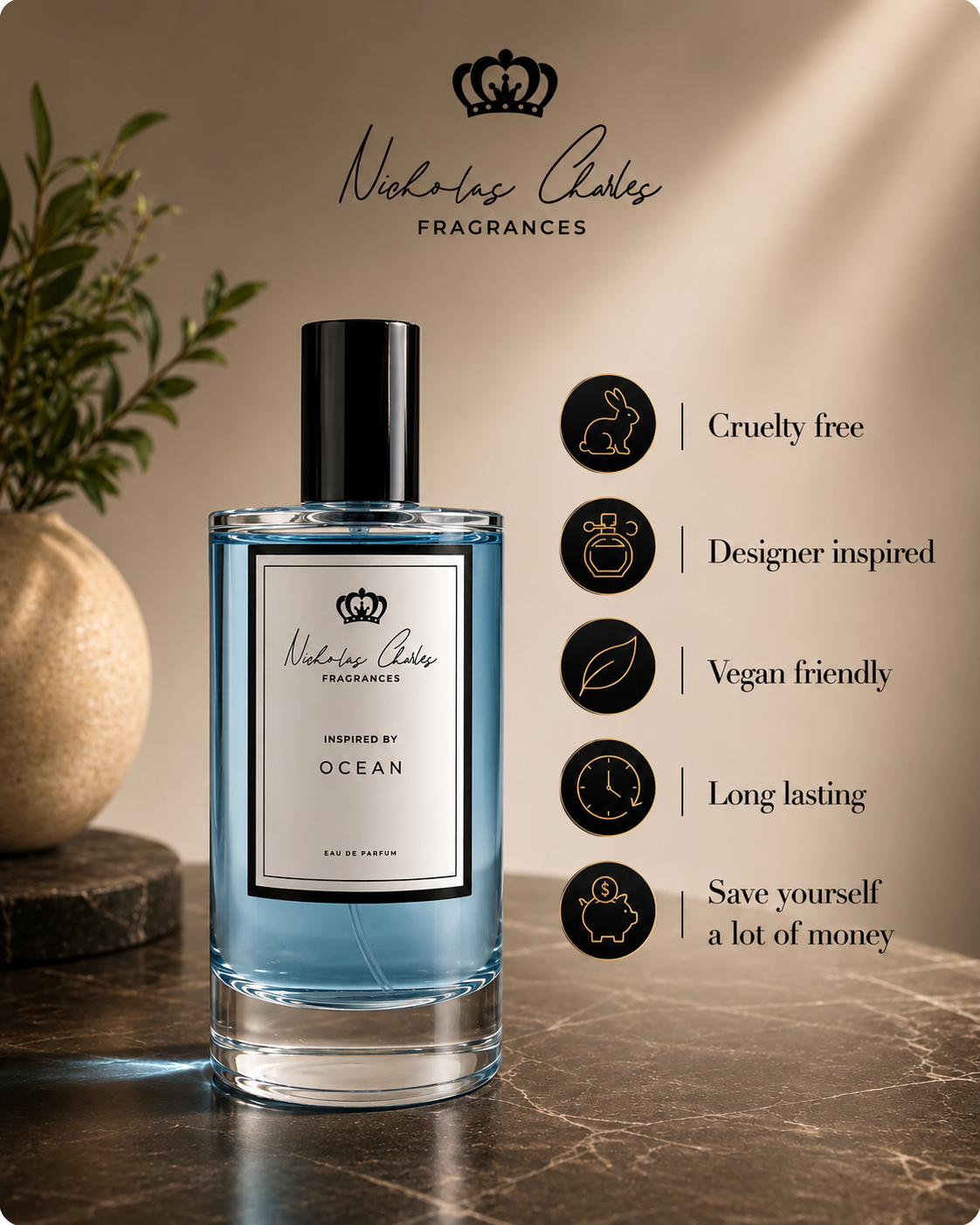 Ocean Perfume | Inspired by Armani Acqua di Gioia | Nicholas Charles