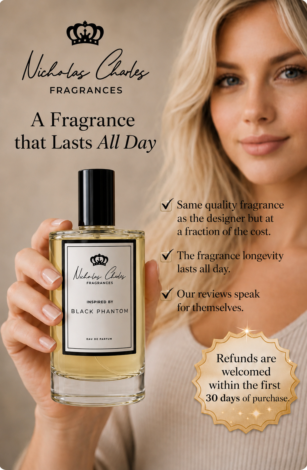 Black Phantom Inspired Fragrance | Kilian Scent | Nicholas Charles