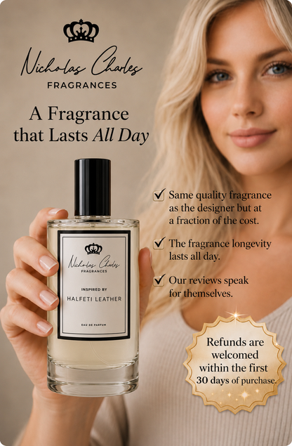 Halfeti Leather Inspired Fragrance | Penhaligon's Scent | Nicholas Charles