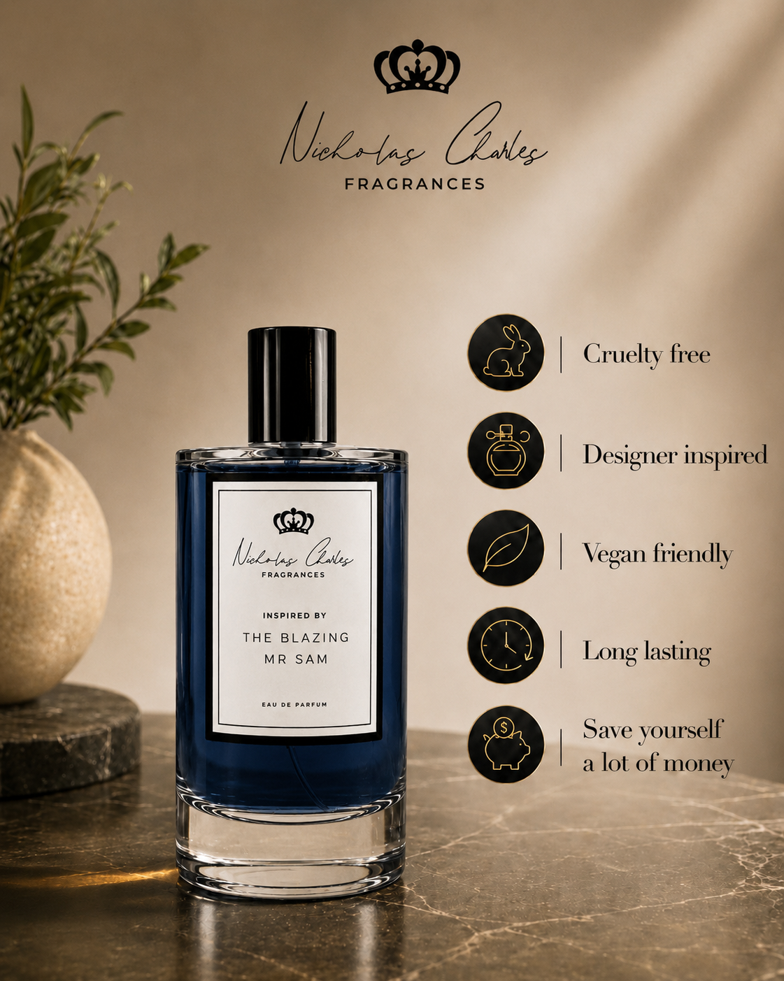 Penhaligon's The Blazing Mr Sam Inspired Fragrance | Eau de Parfum