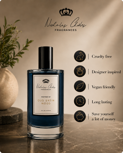 Inspired by Maison Francis Kurkdjian Oud Satin Mood