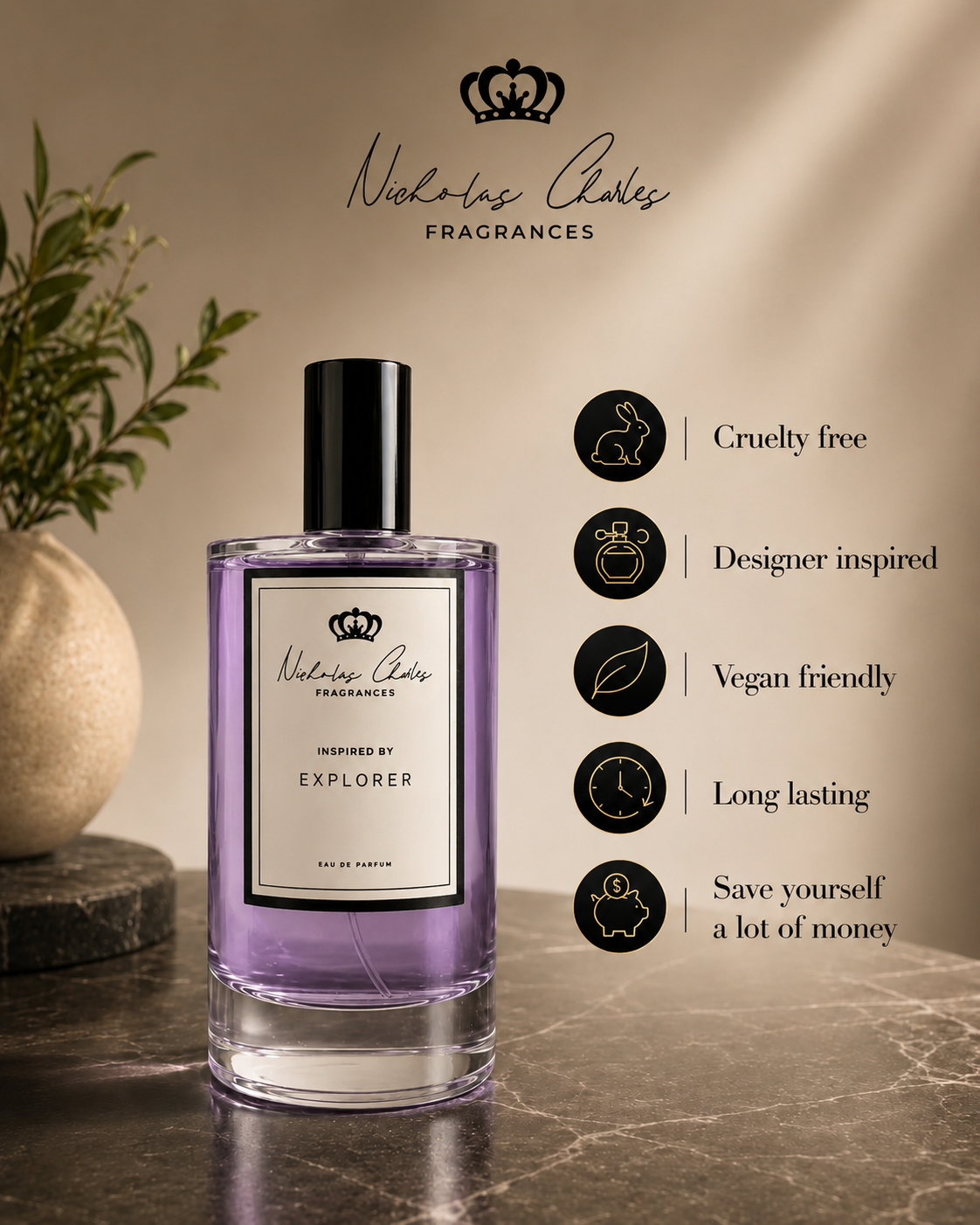 Explorer Inspired Fragrance | Montblanc Scent | Nicholas Charles