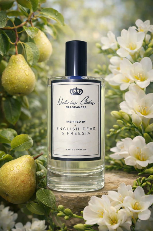 English Pear & Freesia Inspired Fragrance | Jo Malone Scent | Nicholas Charles