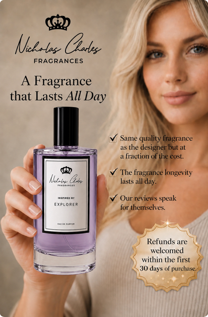 Explorer Inspired Fragrance | Montblanc Scent | Nicholas Charles