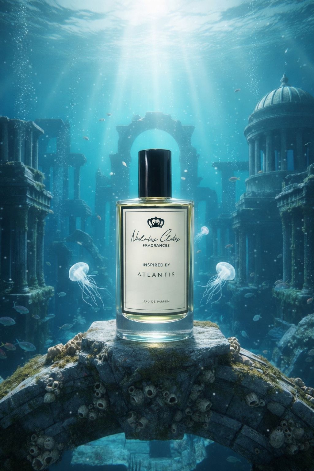 Atlantis Fragrance - Luxury Saffron & Vanilla Unisex Scent | Nicholas Charles