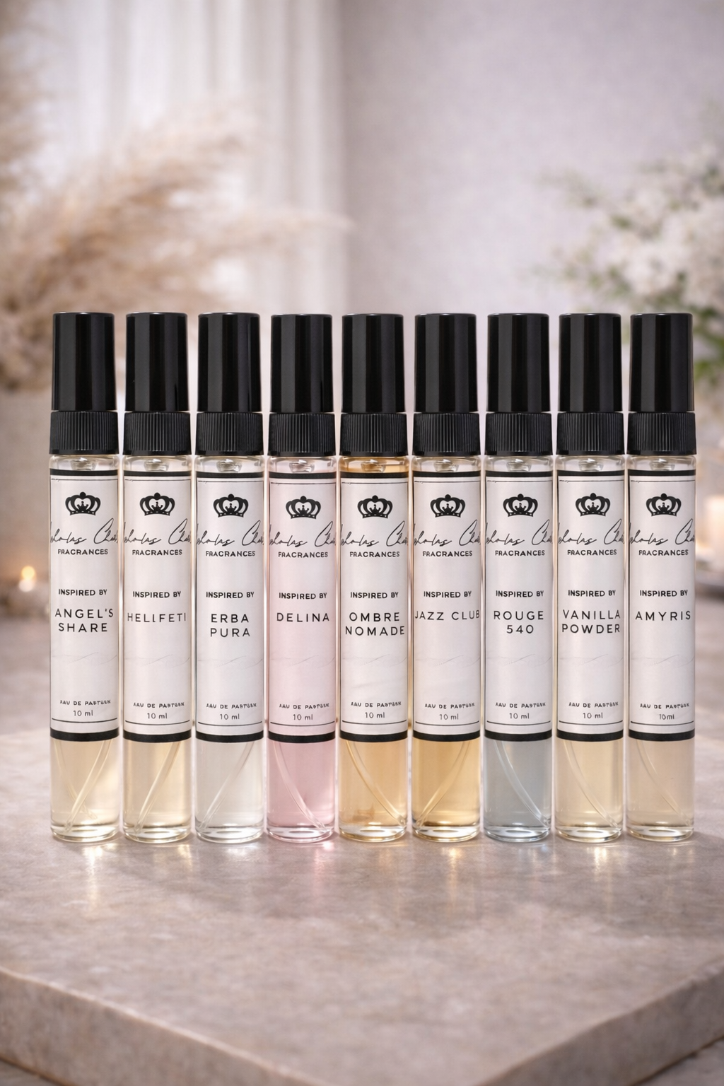 10 x 10ml Perfume Testers